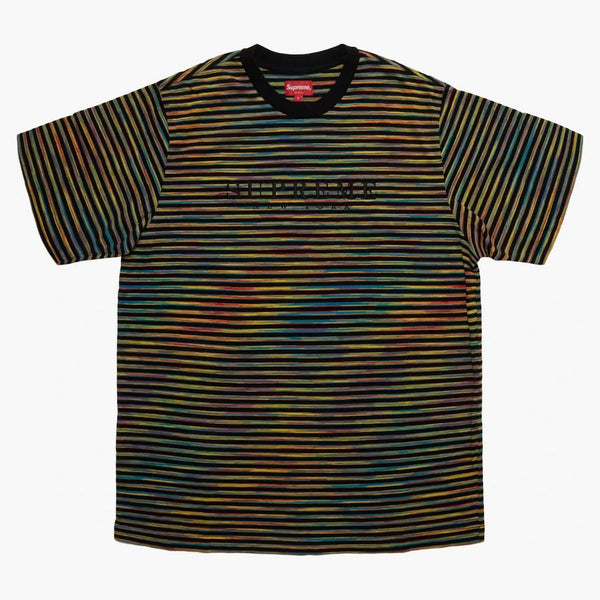 Supreme Static Stripe Top Black
