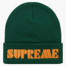 Supreme Stencil Beanie Dark Green