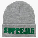 Supreme stencil beanie Heather gray