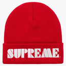 Supreme Stencil Beanie Red