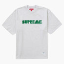 Supreme Stencil Embroidered S/s Top Ash Grey