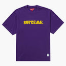 Supreme Stencil Embroidered S/S Top Purple