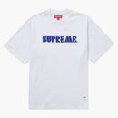 Nejvyšší šablona vyšívaná S/S Top White