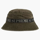 Supreme Stencil Webbing Boonie Olive