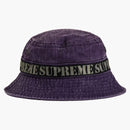 Supreme Stencil Webbing Boonie Purple