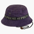 Supreme Stencil Webbing Boonie Purple