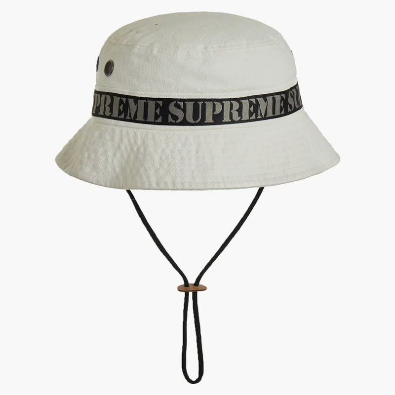 Supreme Stencil Webbing BOONE White