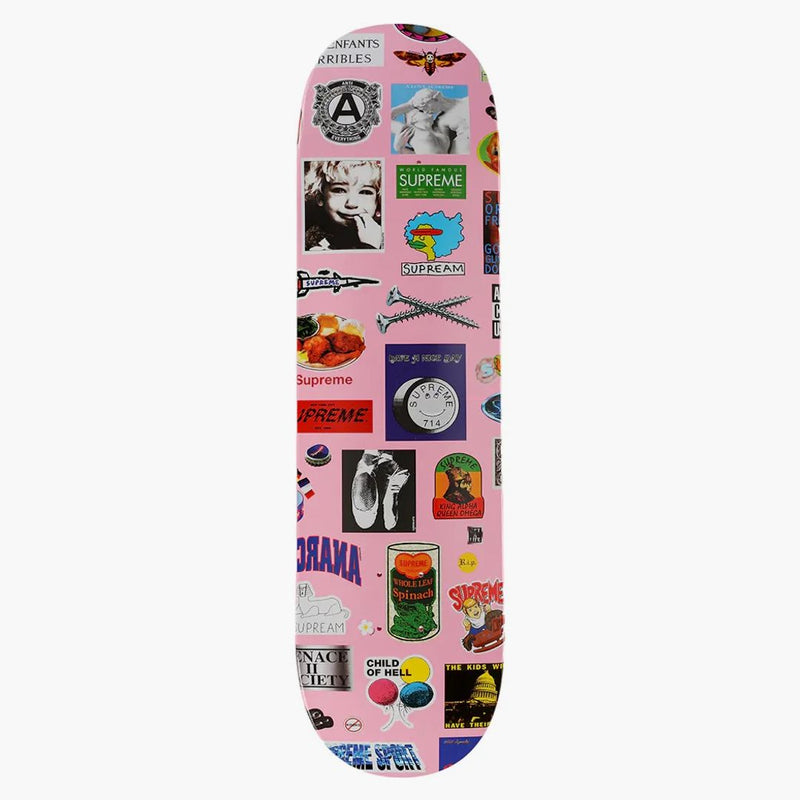 Nejvyšší nálepky skateboard paluba růžová