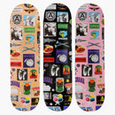 Supreme Stickers Skateboard Deck Set