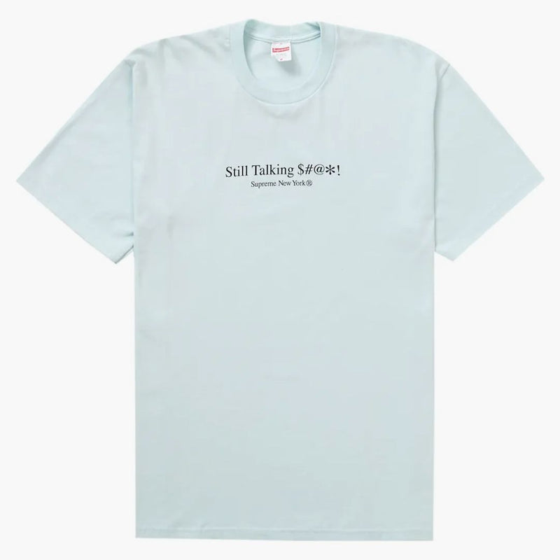 Supreme Still Talking Tee Pale Blue