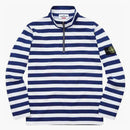 Nejvyšší kamenný ostrov Quarter zip s dlouhým rukávem Top White