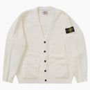 Supreme Stone Island Bouclé Cardigan White
