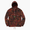 Supreme Stone Island Paisley Nylon Metal 5c Anorak Burgundy