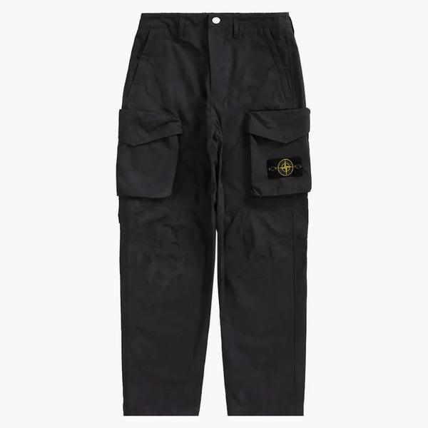 Supreme Stone Island Reactive Ice Camo Ripstop Cargo Pant Black