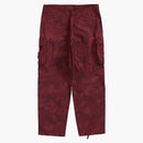 Supreme Stone Island Reactive Ice Camo Ripstop Cargo Pant Red