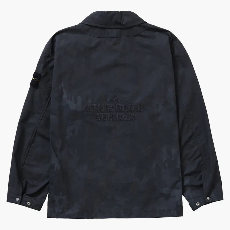 Nejvyšší kamenný ostrov reaktivní led camo ripstop bunda černá