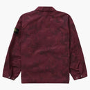 Supreme Stone Island Reactive Ice Camo Ripstop Jacket Red