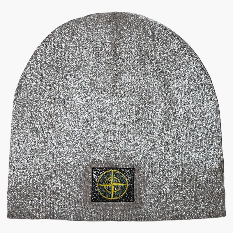 Supreme Stone Island Reflective Beanie Grey