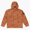 Giacca mimetica della maschera rivolta di Stone Island suprema Coral camo