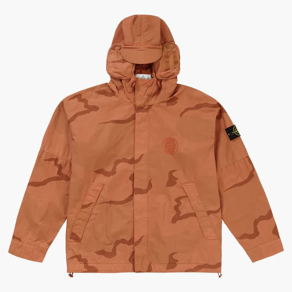 Supreme Stone Island Riot Mask Camo Jacket Coral Camo