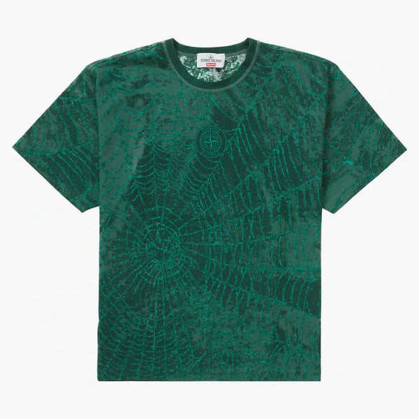 Supreme Stone Island S/s Top (fw23) Dark Green