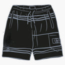Supreme Stone Island Warp Stripe Sweatshort Black