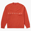 Supreme Stone Washed Sweater Red