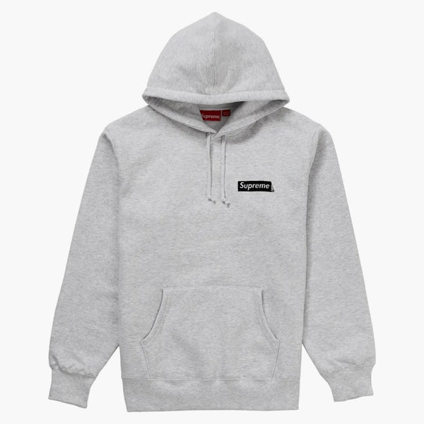 Supreme Stop Crying Hooded Sweatshirt Ash Grey