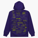 Supreme Stop Crying Hooded Sweatshirt Purple