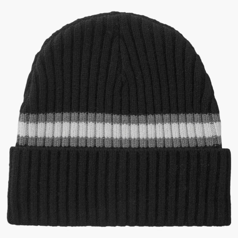 Supreme Stripe Cashmere Beanie Black