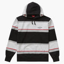Supreme Stripe Hooded Sweatshirt Black