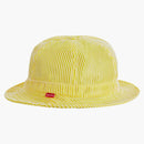 Supreme Stripe Mesh Bell Hat Yellow