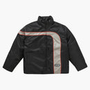 Supreme Stripe Puffer Jacket Black