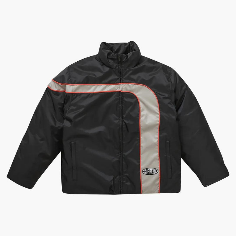 Supreme Stripe Buffer Jacket Black