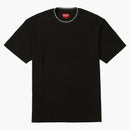 Supreme Stripe Rib Waffle Top Negro