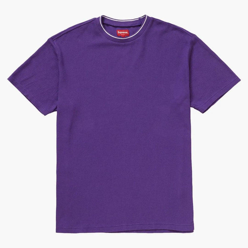 Supreme Stripe Rib Waffle Top Purple