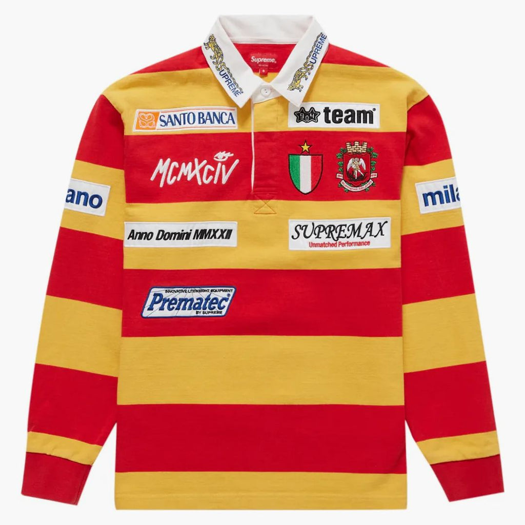 Supreme Stripe Rugby Red - Buy at Hypeneedz