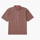 Supreme Stripe S/s Pajama Shirt Brown