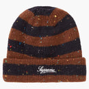 Supreme Stripe Speckle beanie navy