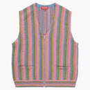 Supreme Stripe Sweater Vest Purple