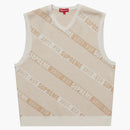 Supreme Stripe Sweater Vest (SS22) White