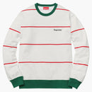 Supreme Rayed Creweck White