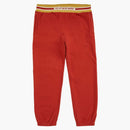 Supreme Striped Rib Sweatpant Rust