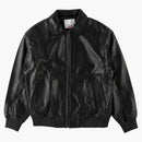 Supreme studded arc logo leather jacket black