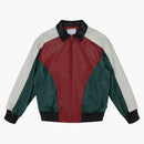 Supreme Studded Arc Logo Läderjacka röd