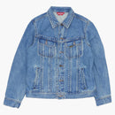 Supreme Studded Denim Trucker Jacket Blue