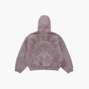 Supreme Studded Hooded Leather Jacket Lilac