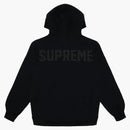 Supreme studded hooded sweatshirt black