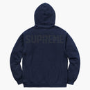 Supreme studded hooded sweatshirt navy