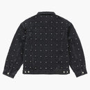 Supreme Studded Seam Denim Trucker Jacket Black